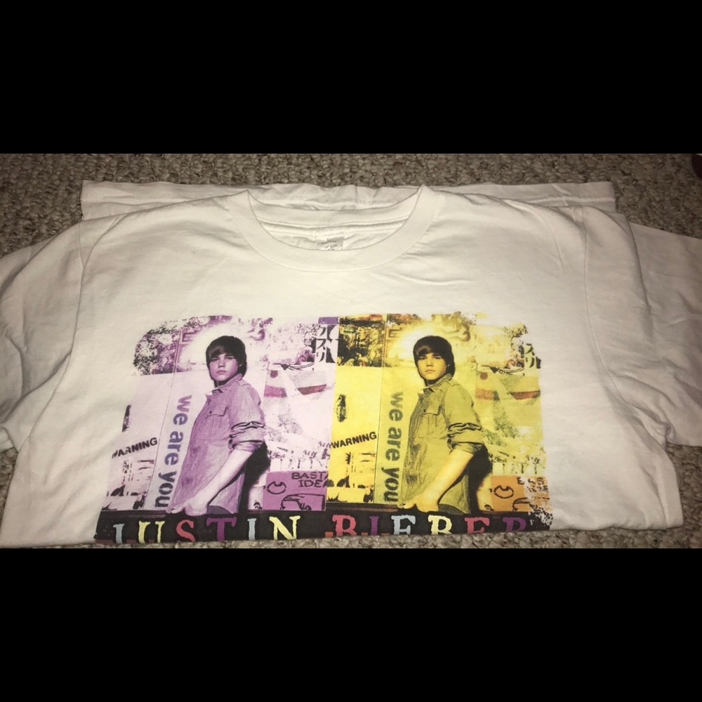 vintage Justin Bieber XS tshirt